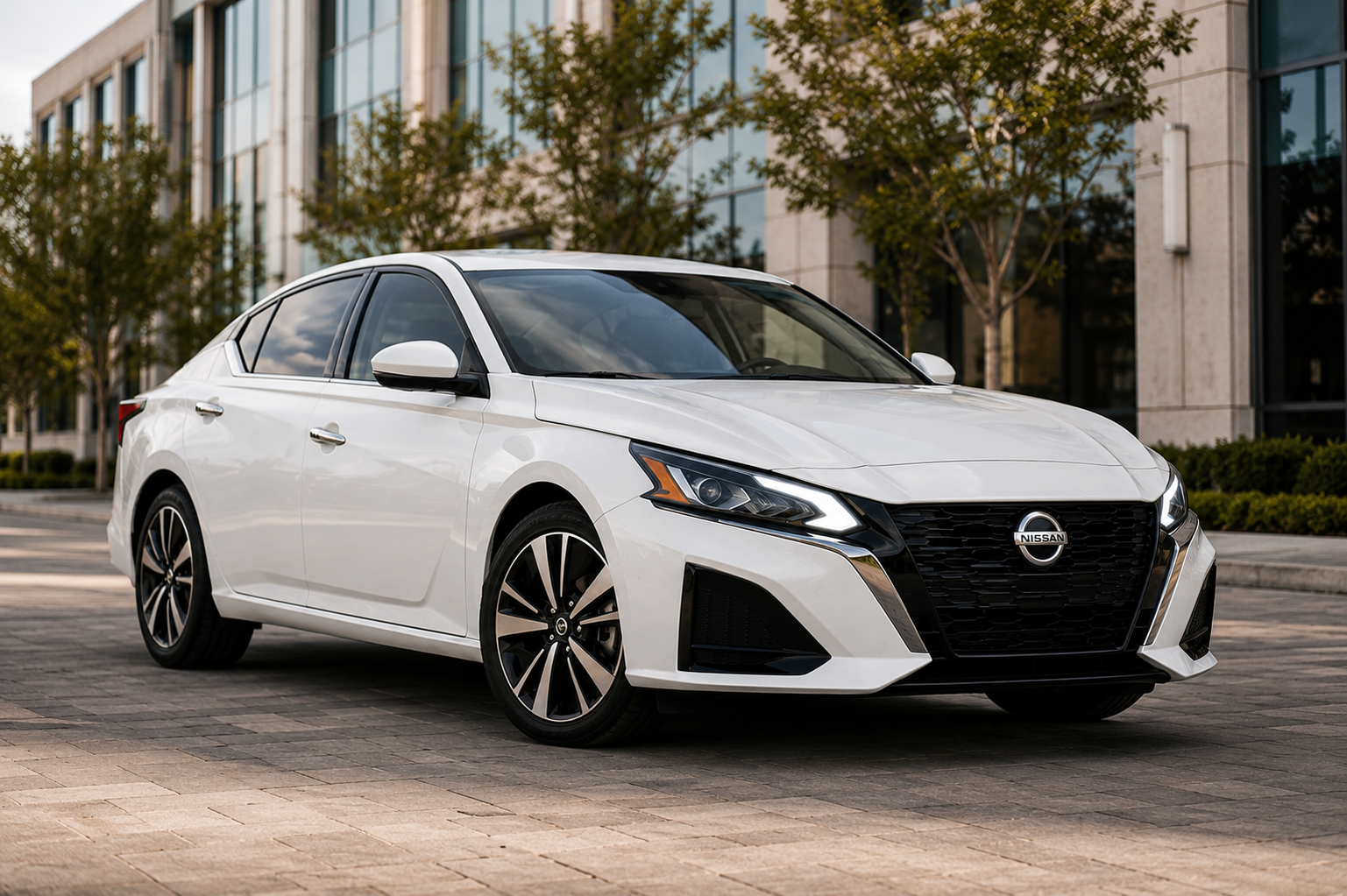 white nissan new